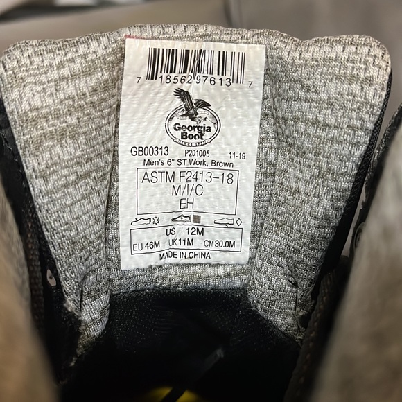 Georgia Mens Boot - Picture 3 of 4